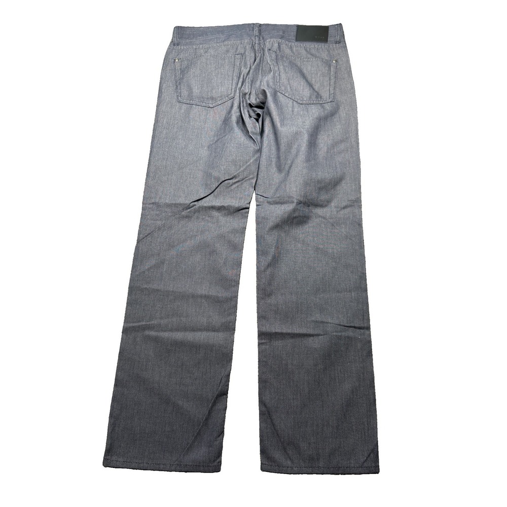 Hugo Boss Mens Pants 33x32 Blue Gray Regular Fit Dress Pants